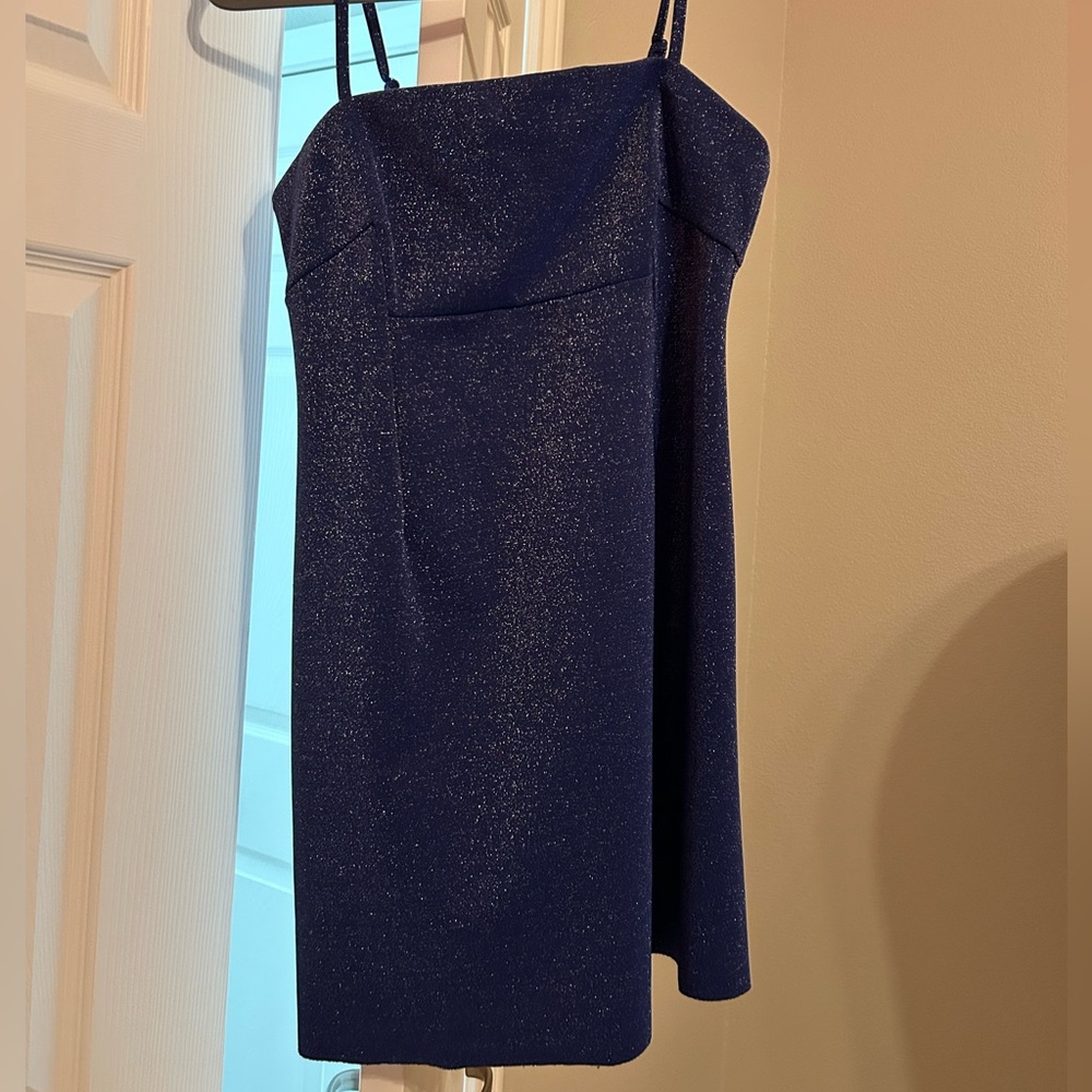 Wild Fable Size Medium Blue Glitter Party Dress